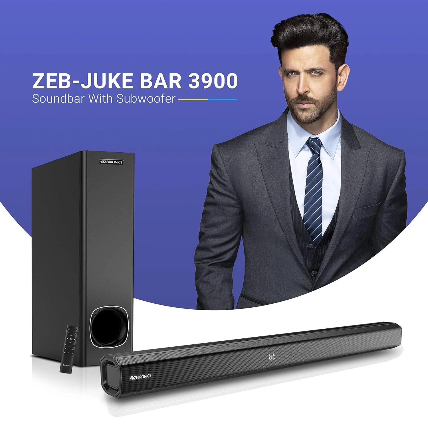 ZEBRONICS Zeb-JUKEBAR 3900 80W Multimedia soundbar, photo 4