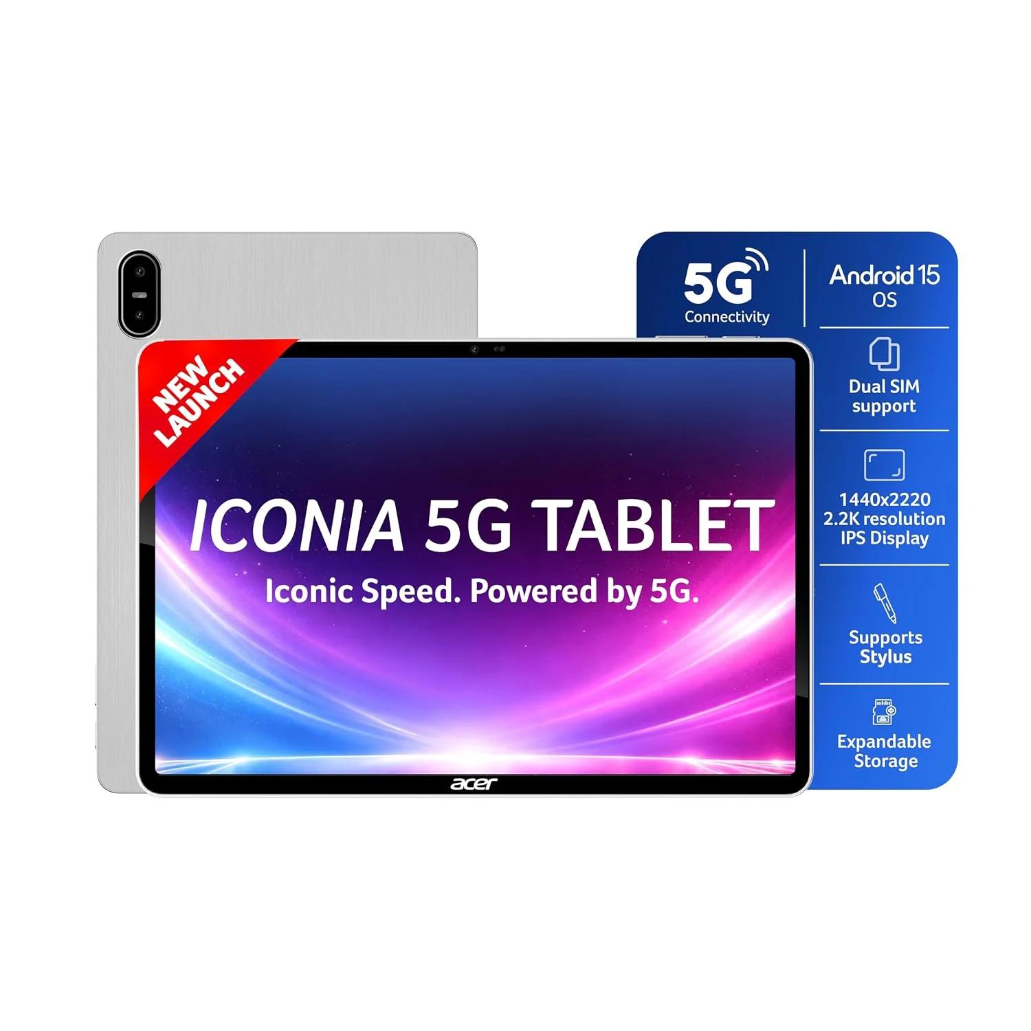 Acer Iconia 5G Tablet 8GB RAM + 128GB Storage, photo 2