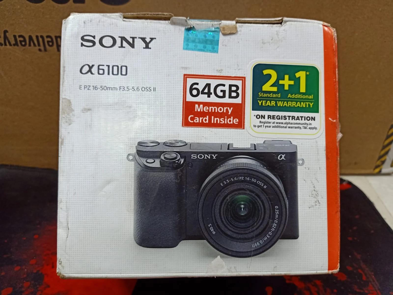 Sony Alpha ILCE-6100K Mirrorless Camera Black, photo 2