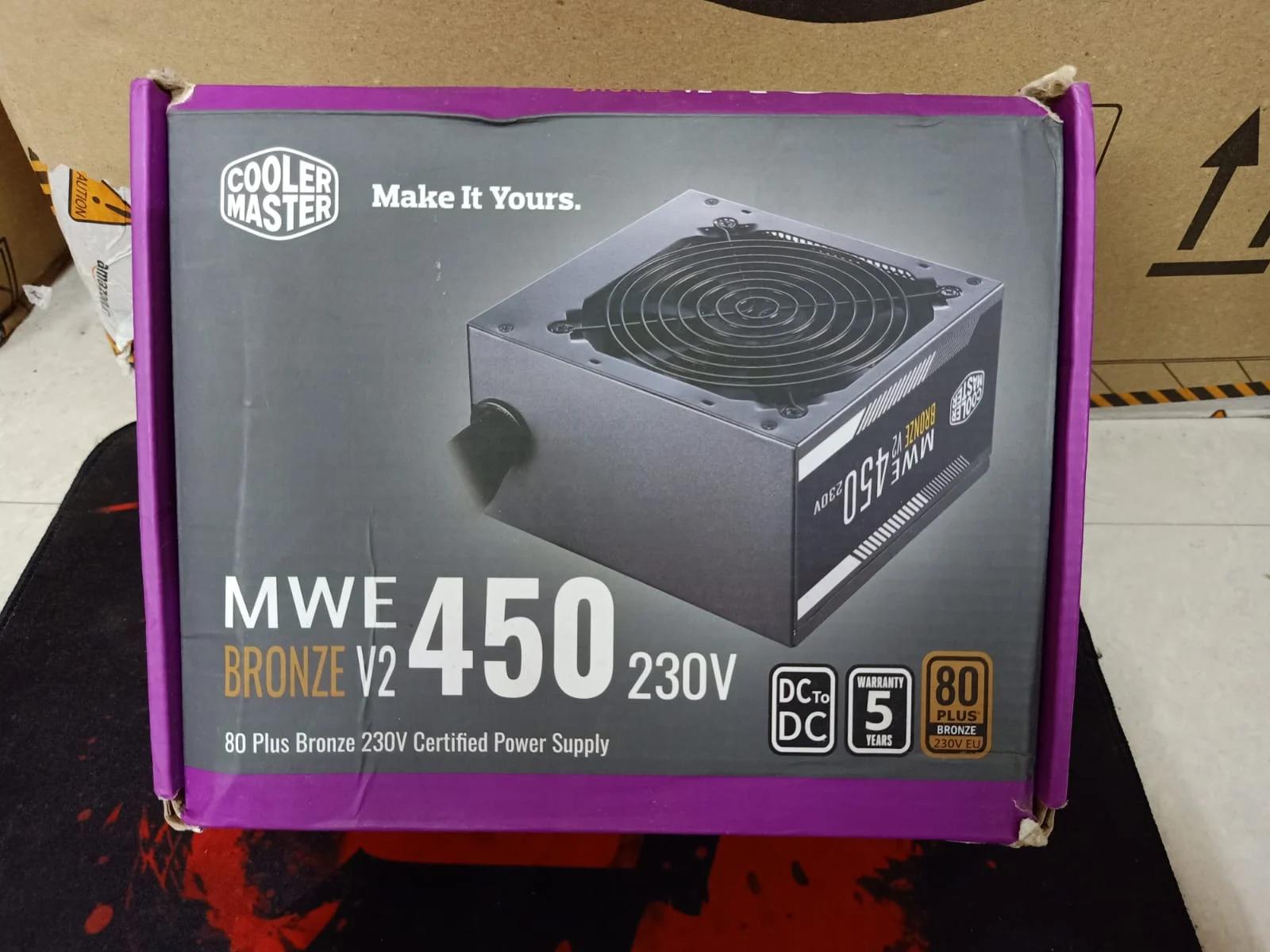 Cooler Master MWE 450 Bronze V2 230V Power Supply, photo 2