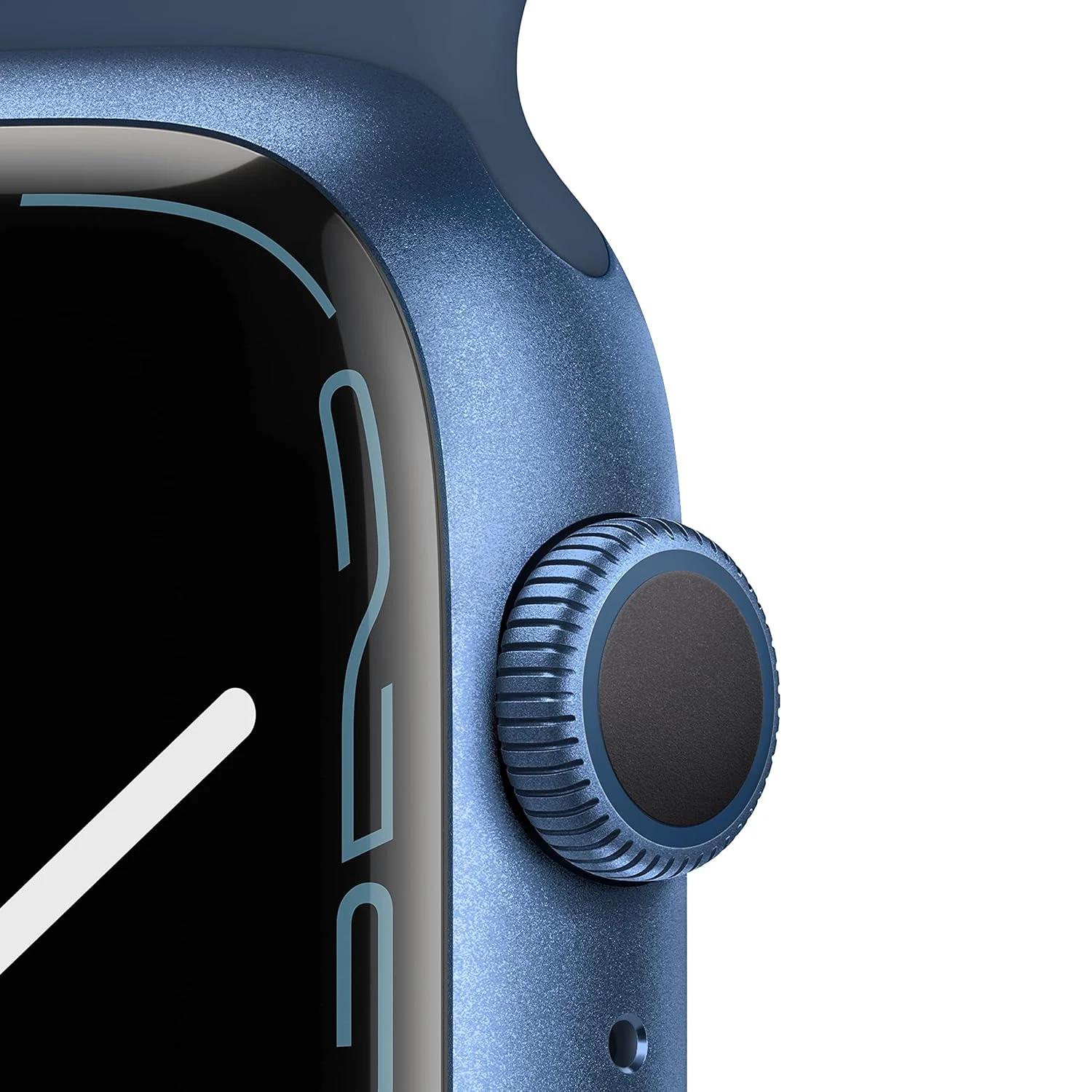 Apple Watch Series 7 GPS 45mm Blue Aluminium Case, photo 4