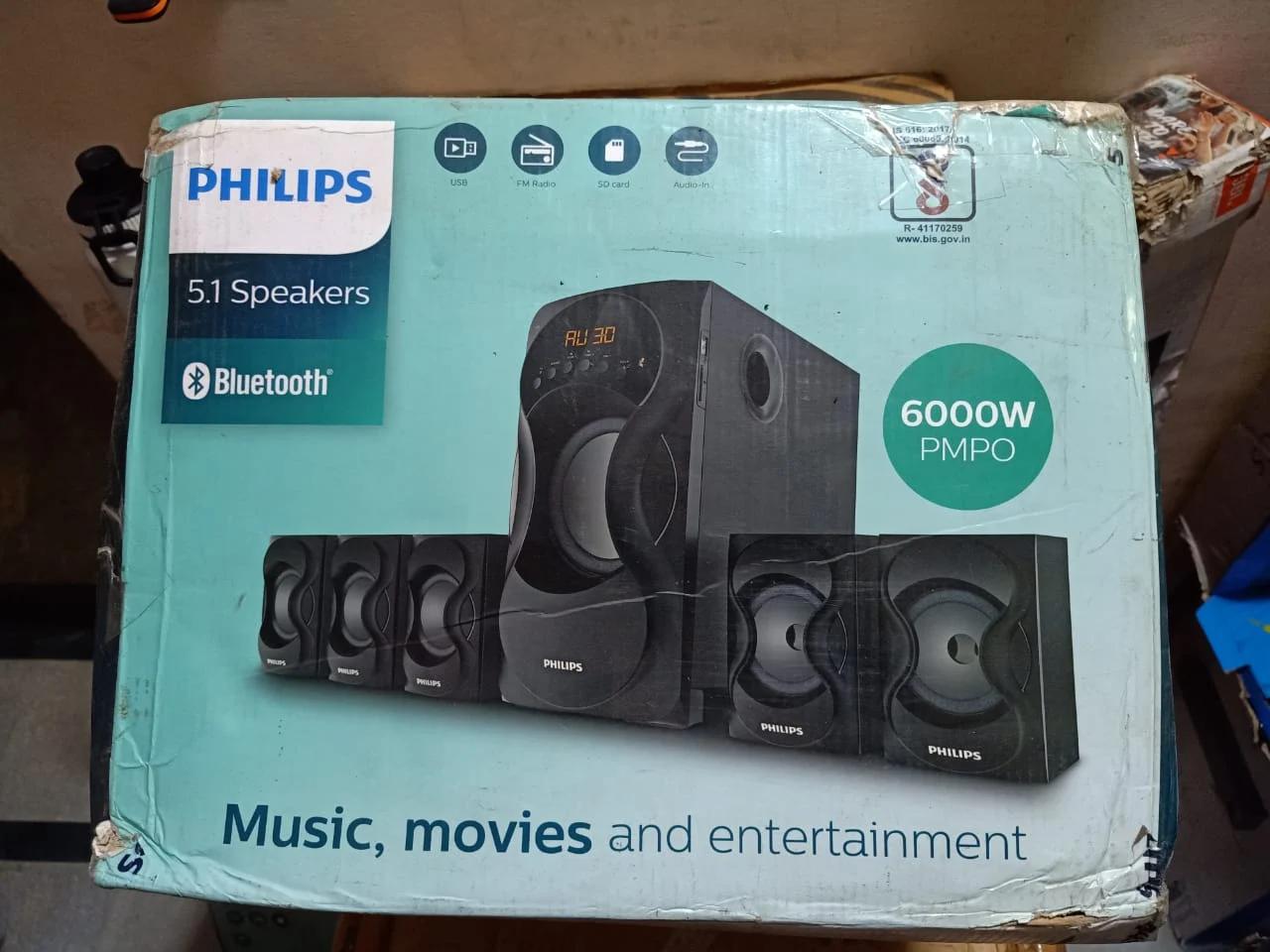 Philips SPA5162/94 5.1 Channel Bluetooth Home Theatre, photo 2