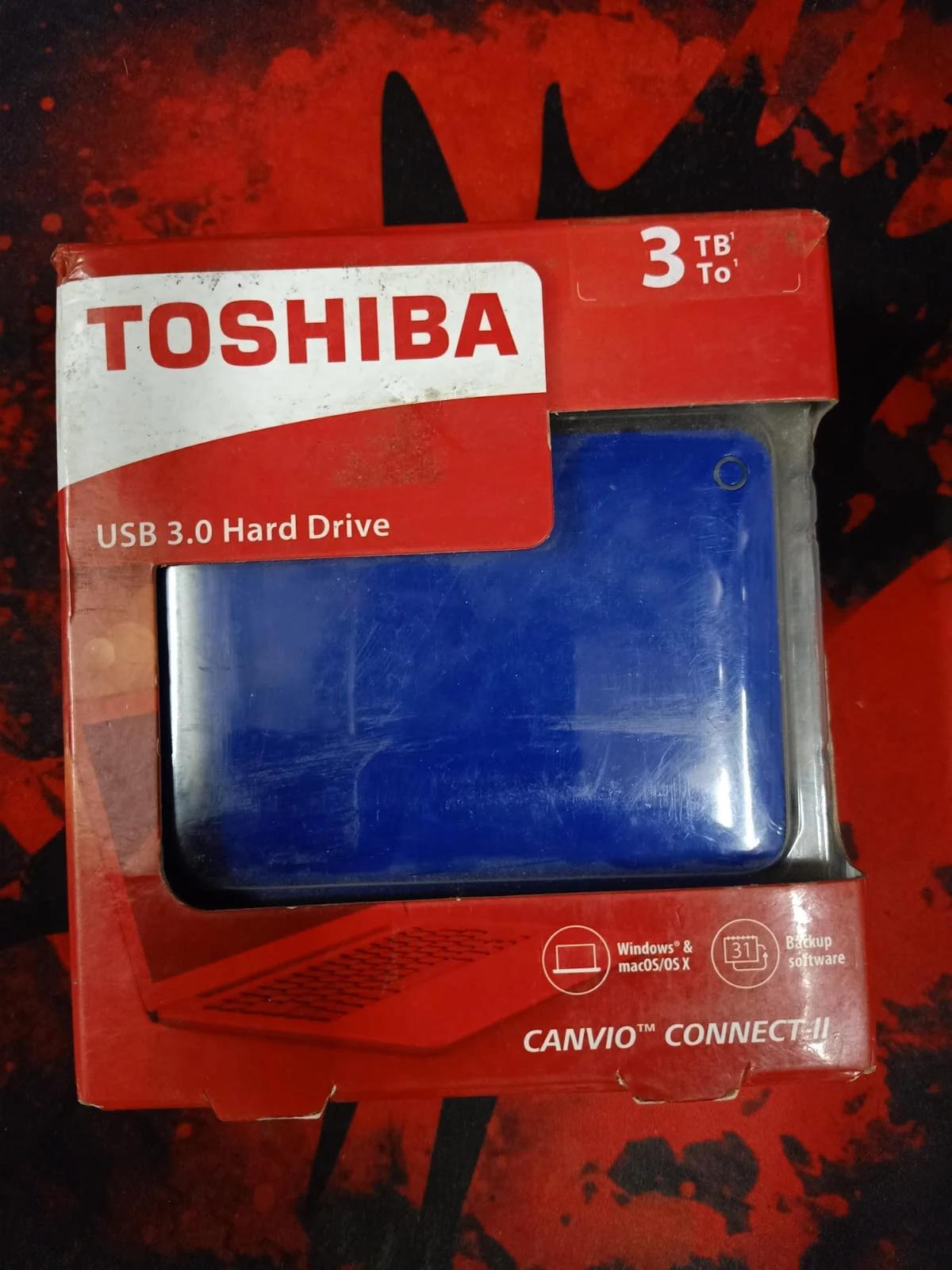 Toshiba Canvio Connect II 3TB USB 3.0 External Hard Drive, photo 2