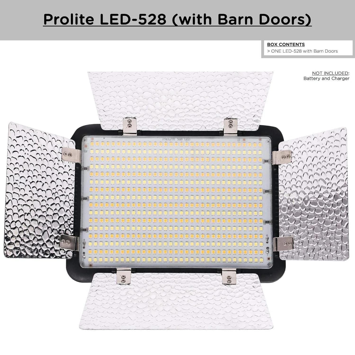 Prolite LED-528 Dual Colour LED Video Light, photo 4