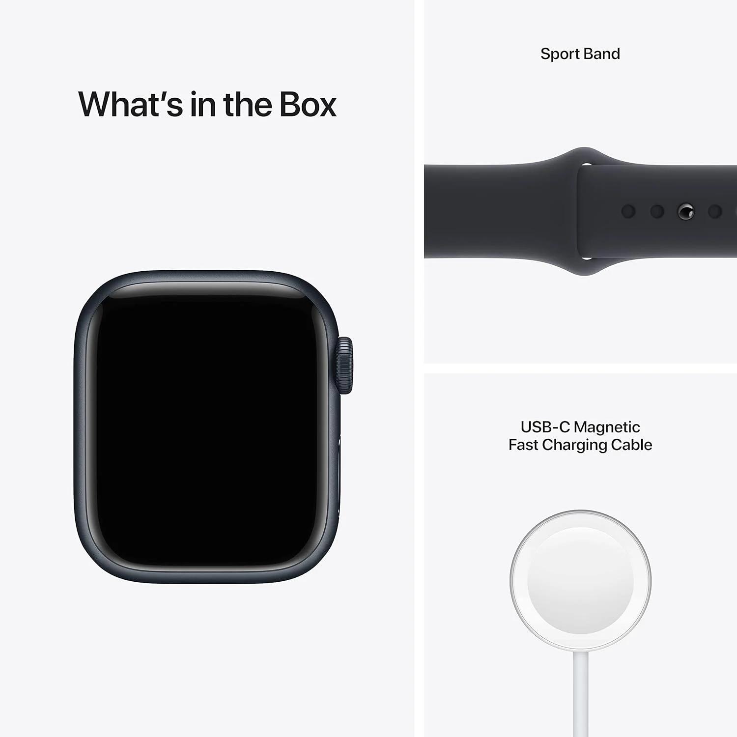 Apple Watch Series 7 (GPS, 41mm) Midnight Aluminium Case, photo 4
