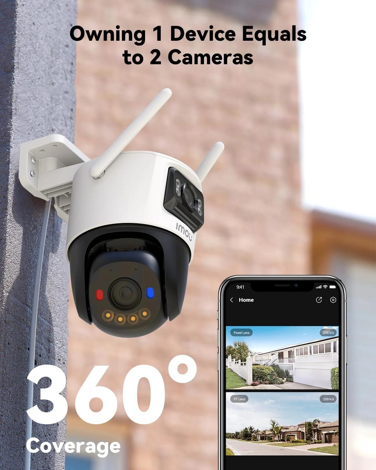 Imou Cruiser Dual 2 10MP Dual-Lens Wi-Fi Security Camera, photo 4