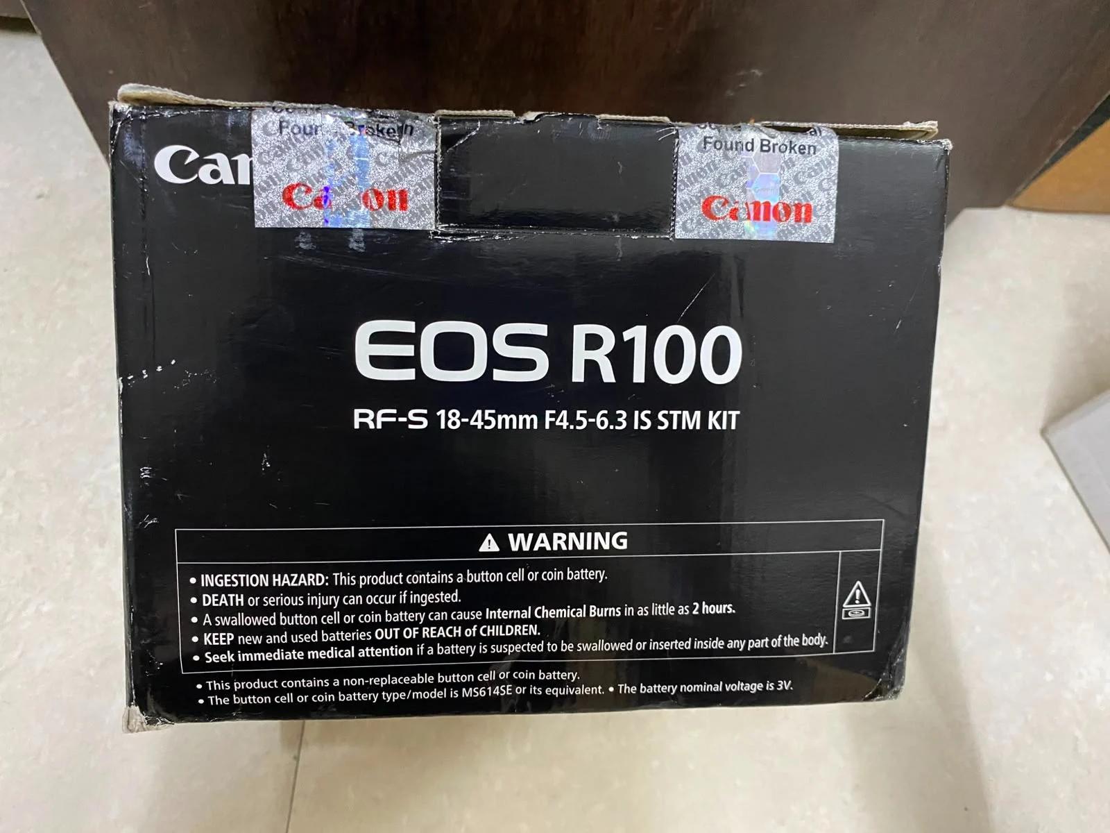 Canon EOS R100 Mirrorless Camera RF-S 18-45mm Kit, photo 3