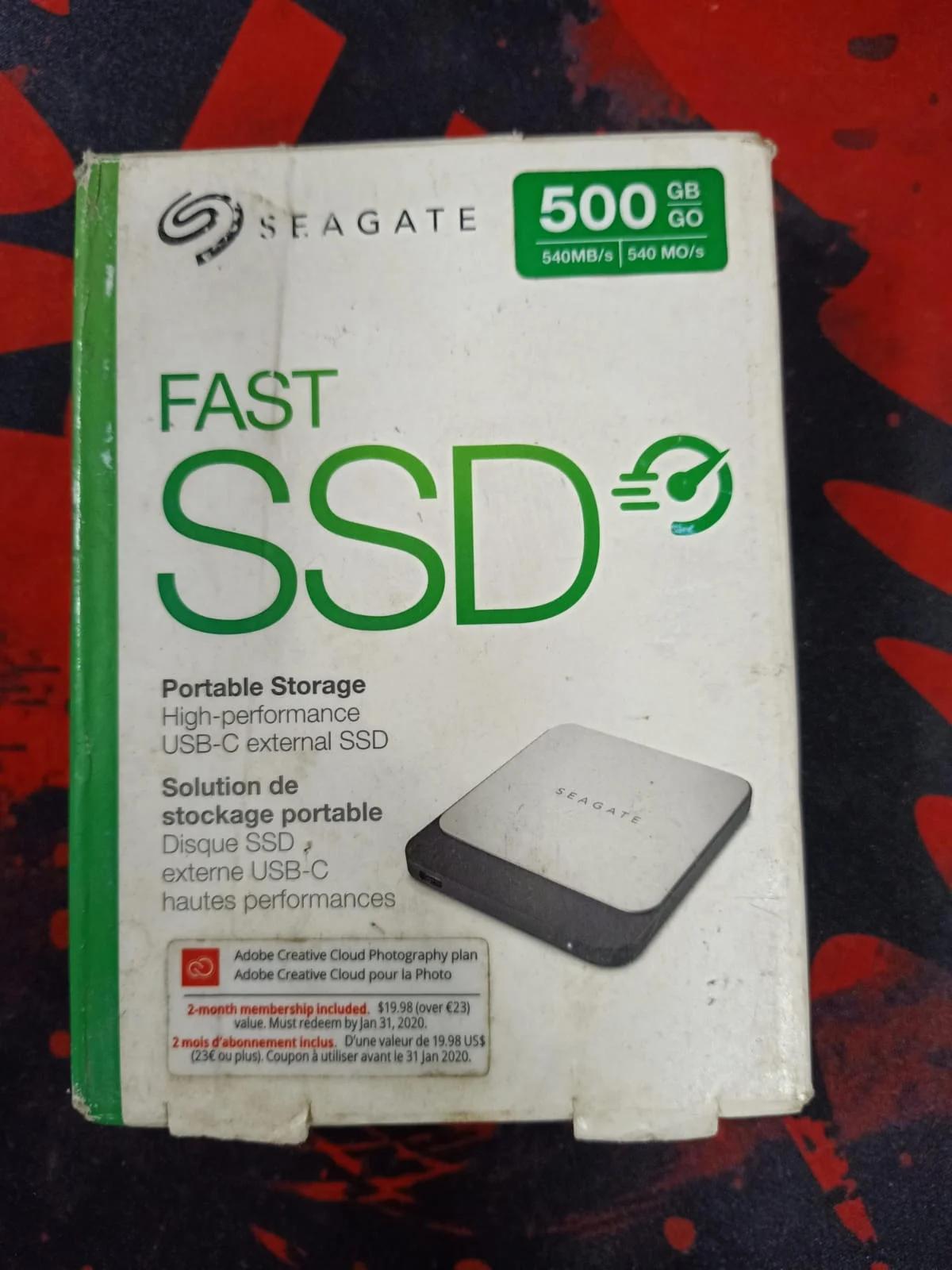 Seagate Fast SSD 500 GB USB-C External SSD, photo 3