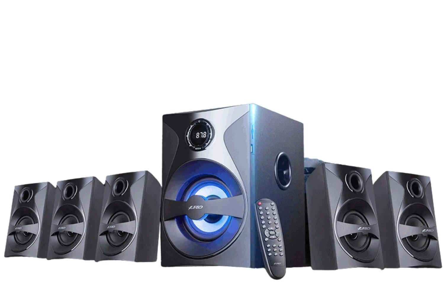 F&D F3800X 5.1 Channel Multimedia Speaker Black