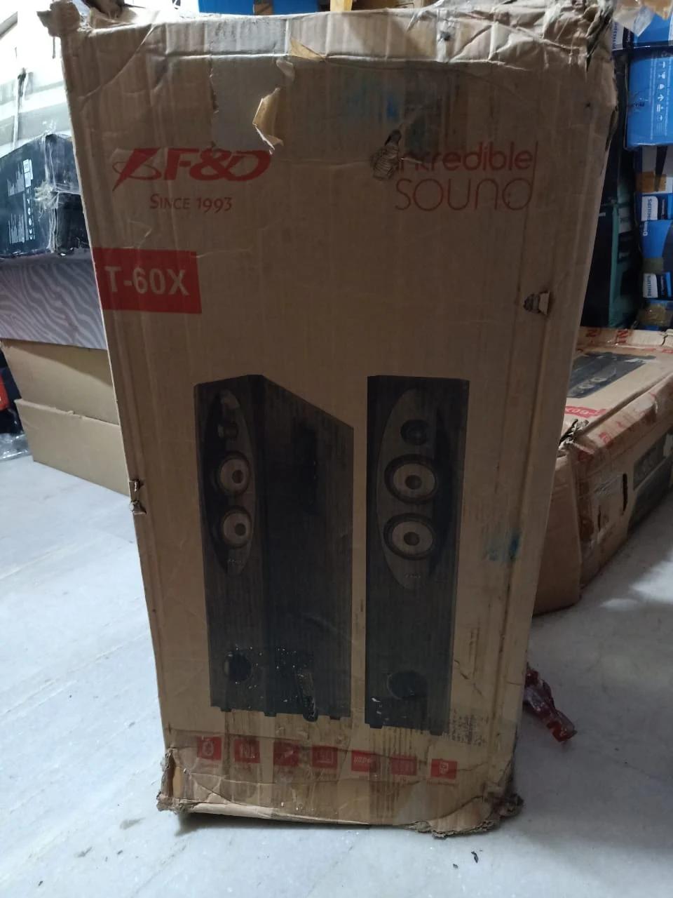 F&D T60X Twin Tower Speakers Black, photo 2