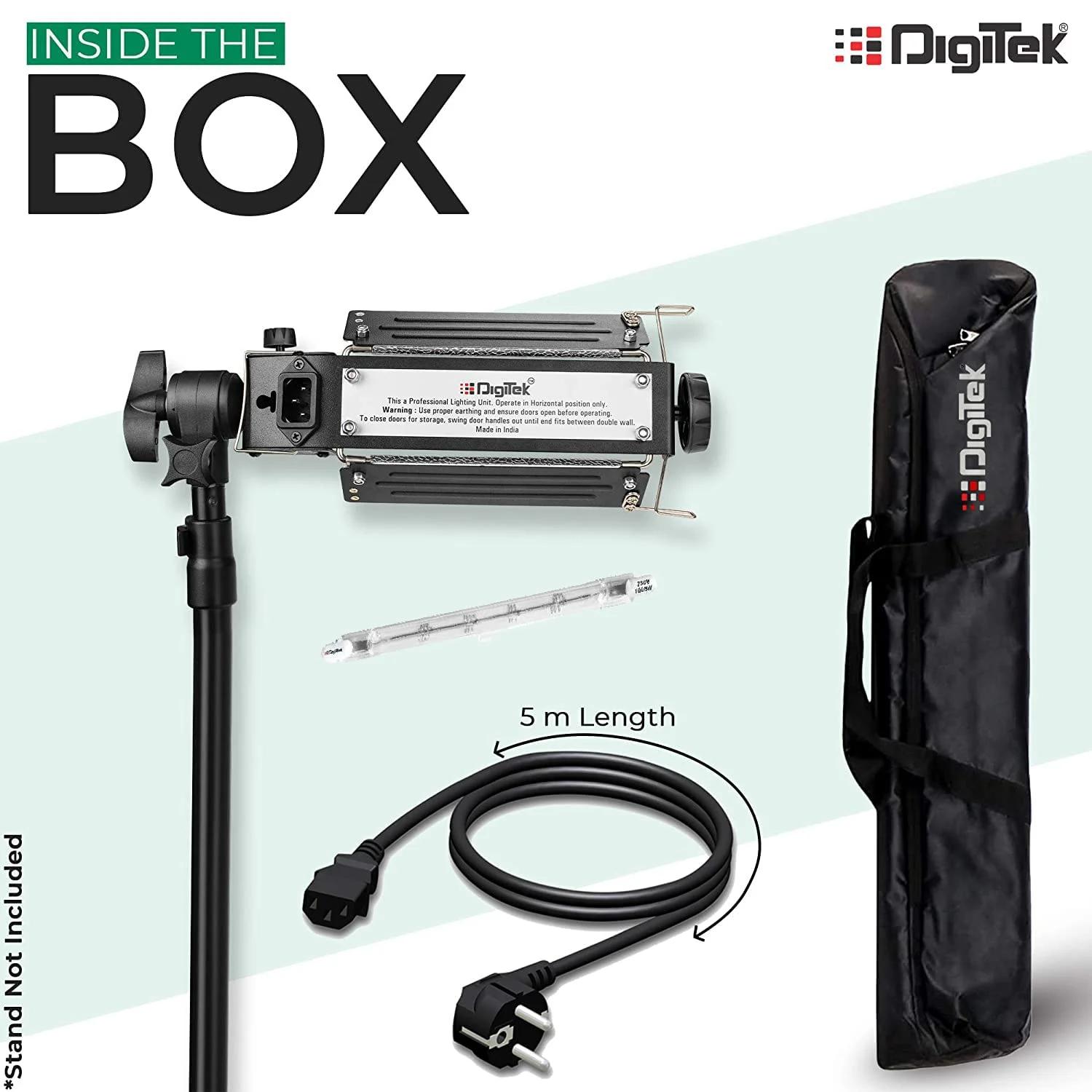 DIGITEK DPL 003 Porta Light 1000W Halogen Tube, photo 3