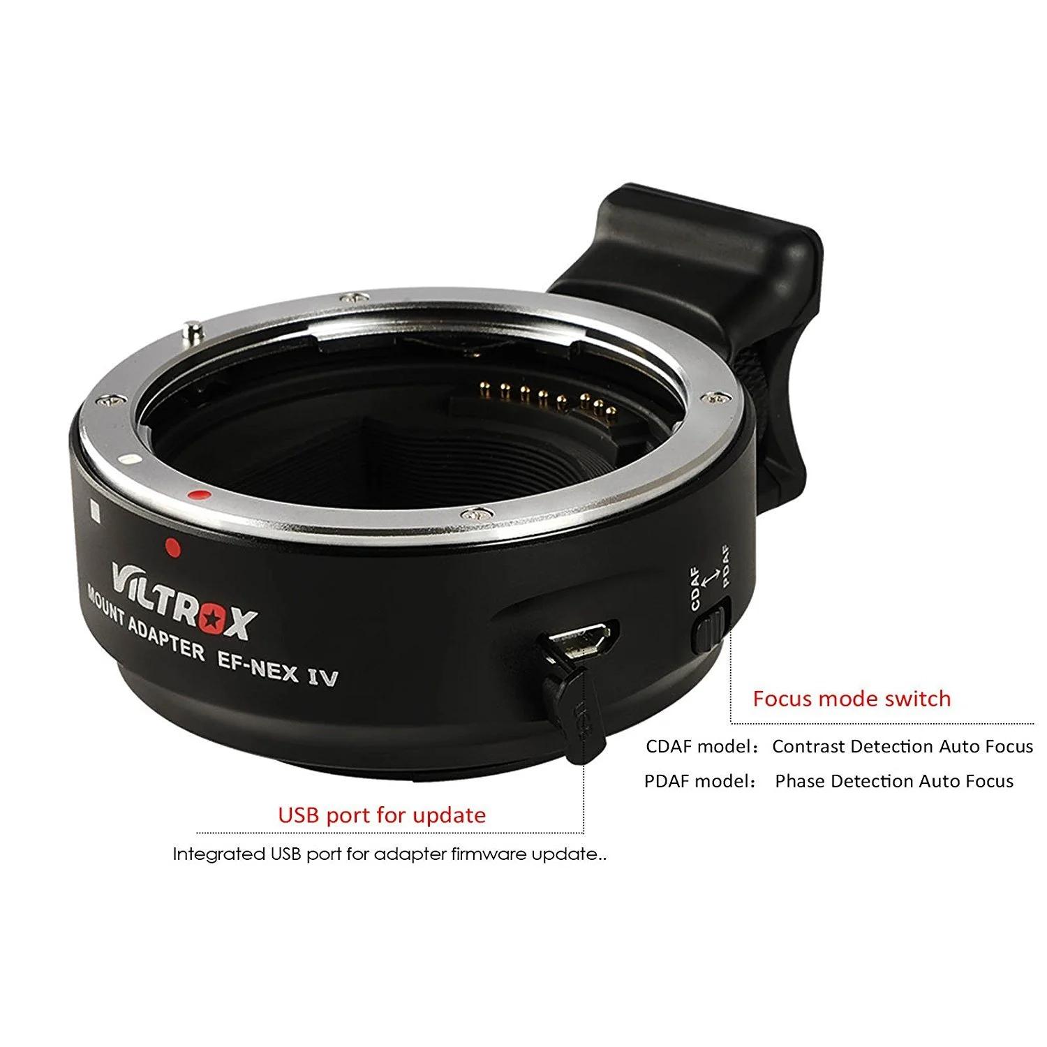 Viltrox EF-NEX IV Lens Mount Adapter Ring