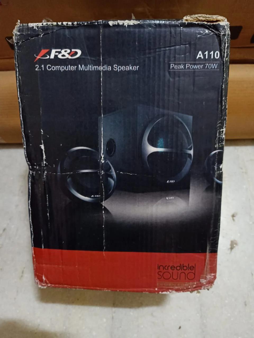 F&D A110 70 W 2.1 Channel Wired Multimedia Speakers, photo 2