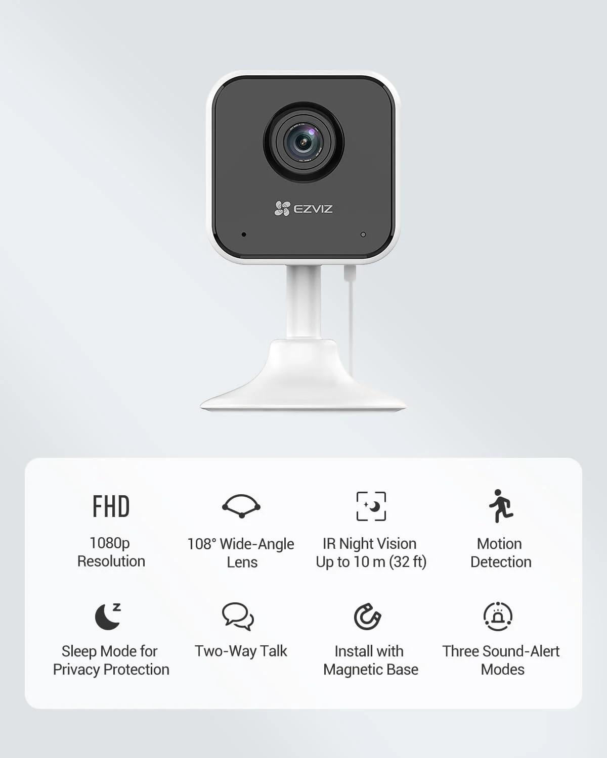 EZVIZ H1C 1080p Wireless Smart Home Camera White