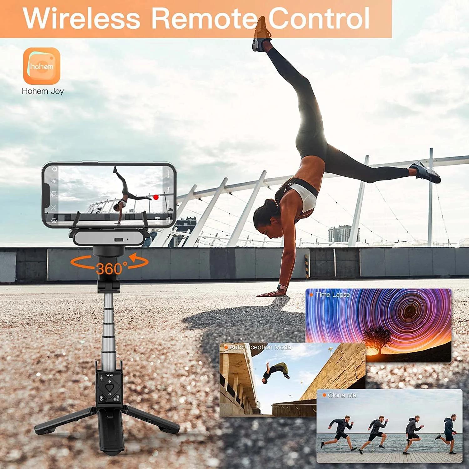Hohem iSteady Q selfie stick tripod with remote, photo 3