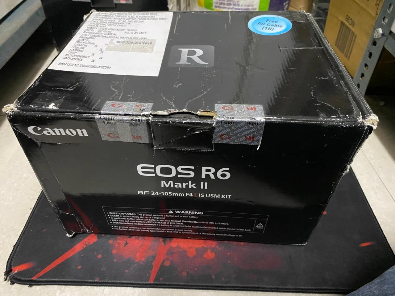 Canon EOS R6 Mark II 24.2 MP Mirrorless Camera Kit, photo 3