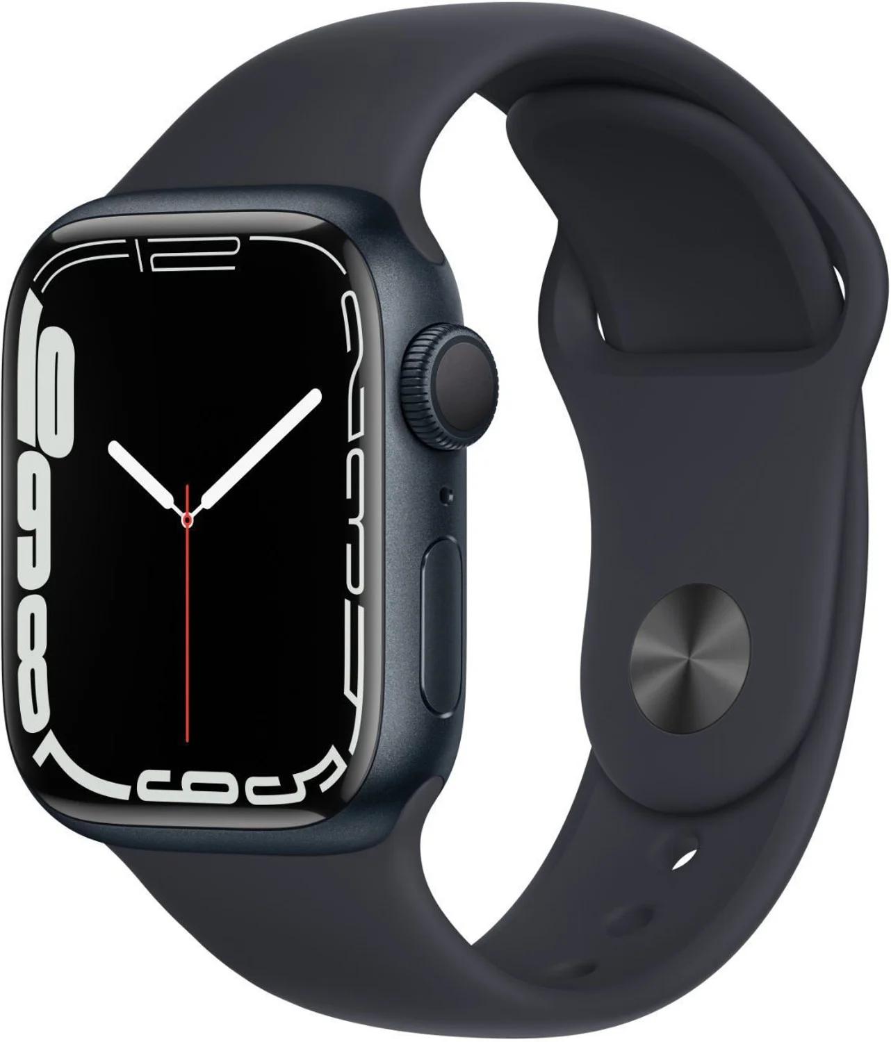 Apple Watch Series 7 (GPS, 41mm) Midnight Aluminium Case