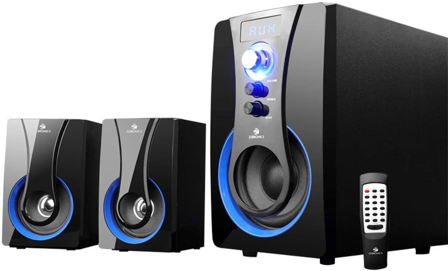 Zebronics ZEB-BT2490RUCF 2.1 Multimedia Speaker