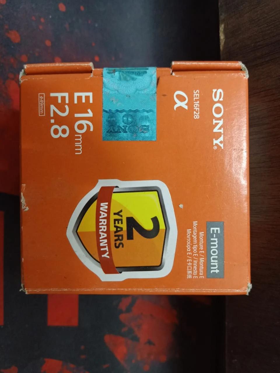 Sony E 16mm F2.8 APS-C Lens SEL16F28, photo 2