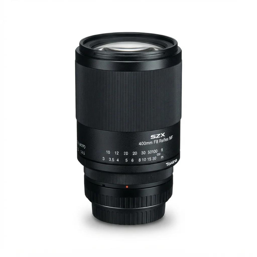 Tokina SZX Super 400mm F/8 Reflex MF Lens Canon EOS Mount F Full Frame DSLR Camera Black