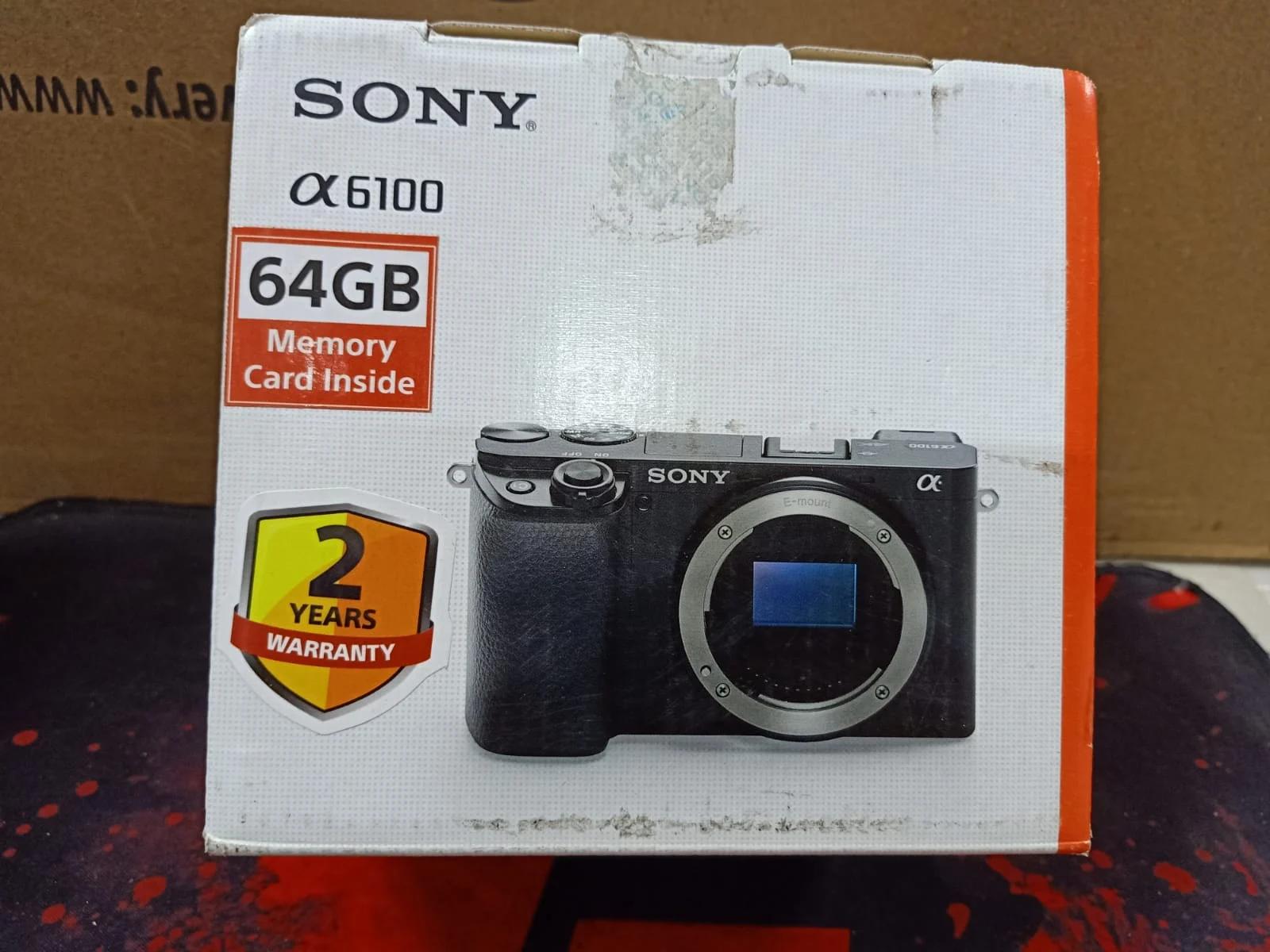 Sony Alpha ILCE 6100 Mirrorless Camera Body Only - Black, photo 3