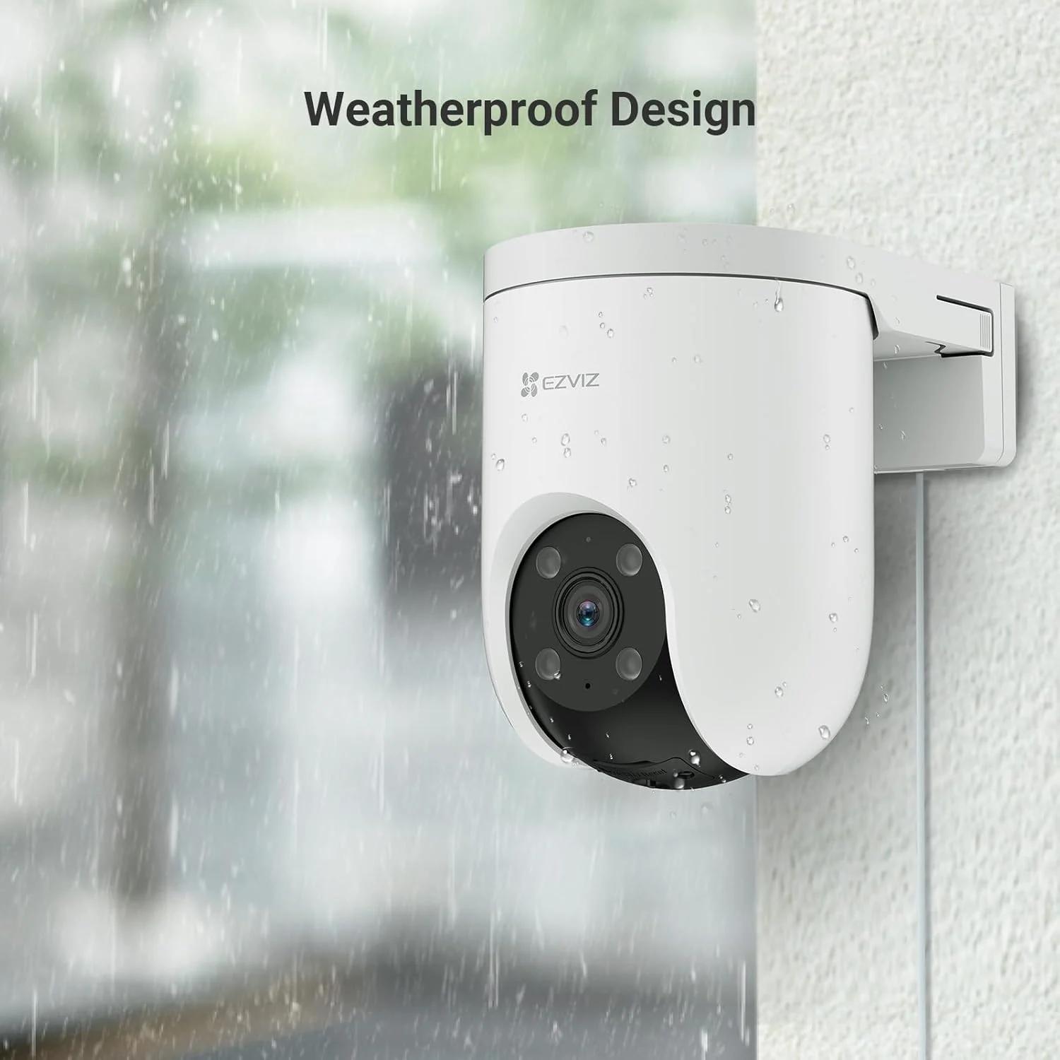 EZVIZ H8C-4G 4G Sim Based 2K Pan&Tilt Smart Outdoor Wi-Fi CCTV Camera White, photo 4