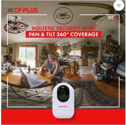 CP PLUS CP-E34A 3 MP Full HD Wi-Fi PT Security Video Camera, photo 5
