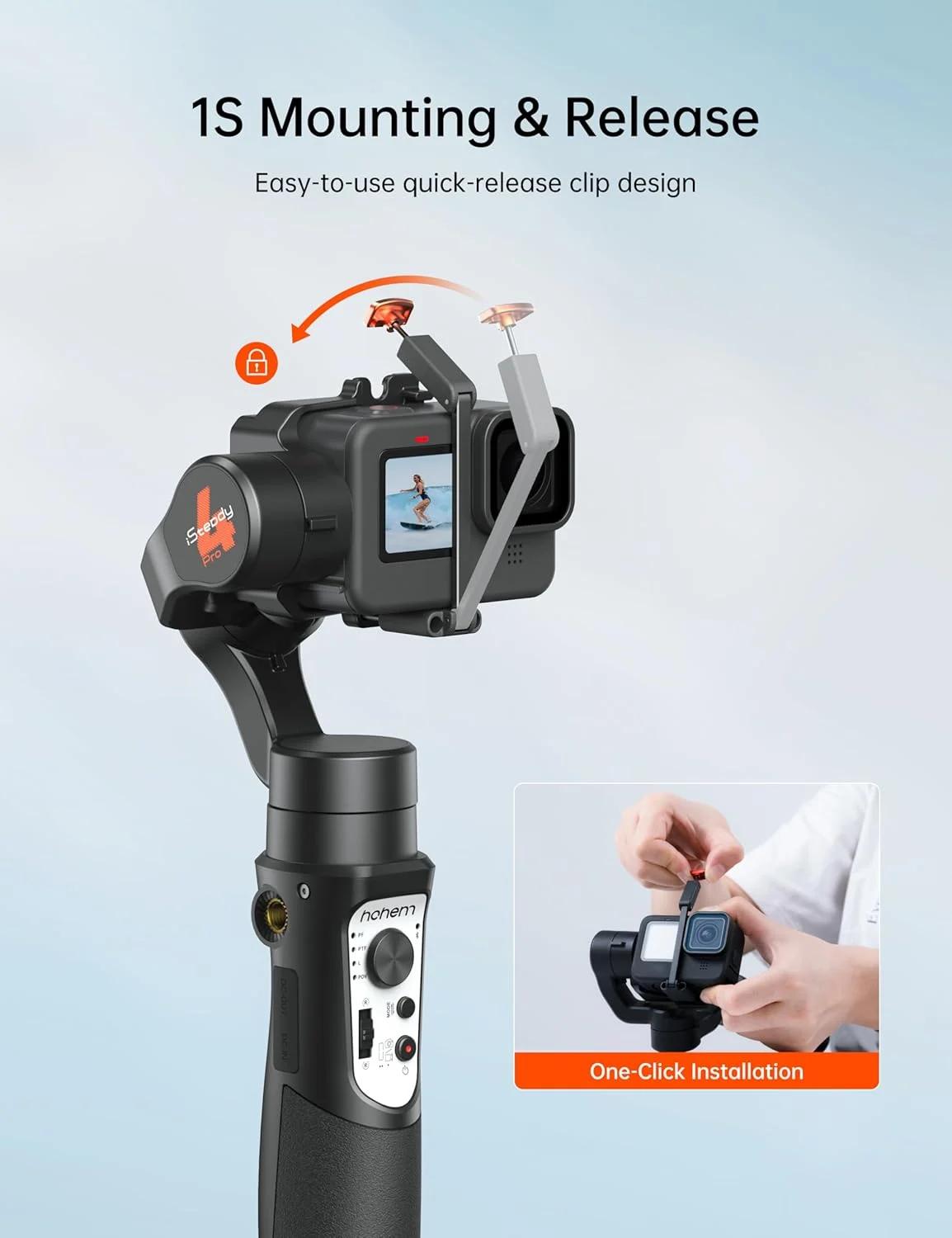 Hohem iSteady Pro 4 3-Axis Gimbal Stabilizer, photo 3