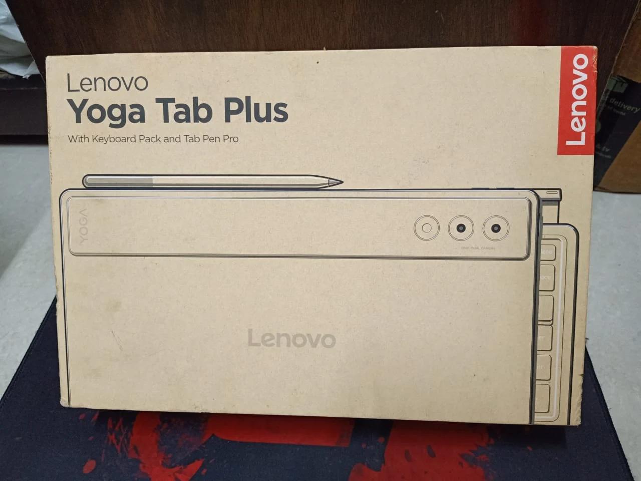 Lenovo Yoga Tab Plus Smartchoice AI Tablet with Pen + Keyboard, Teal