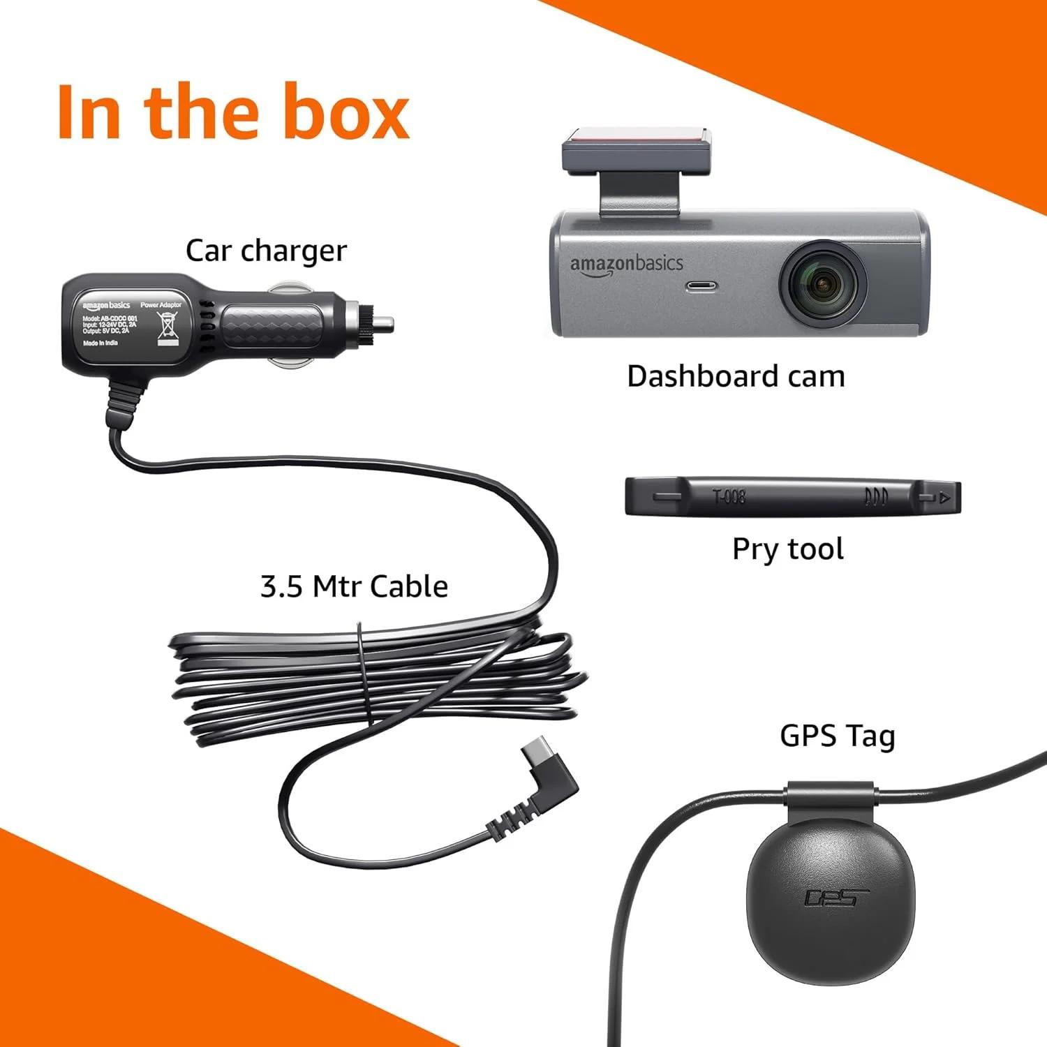 Amazon Basics 1080p Dash Camera, photo 3