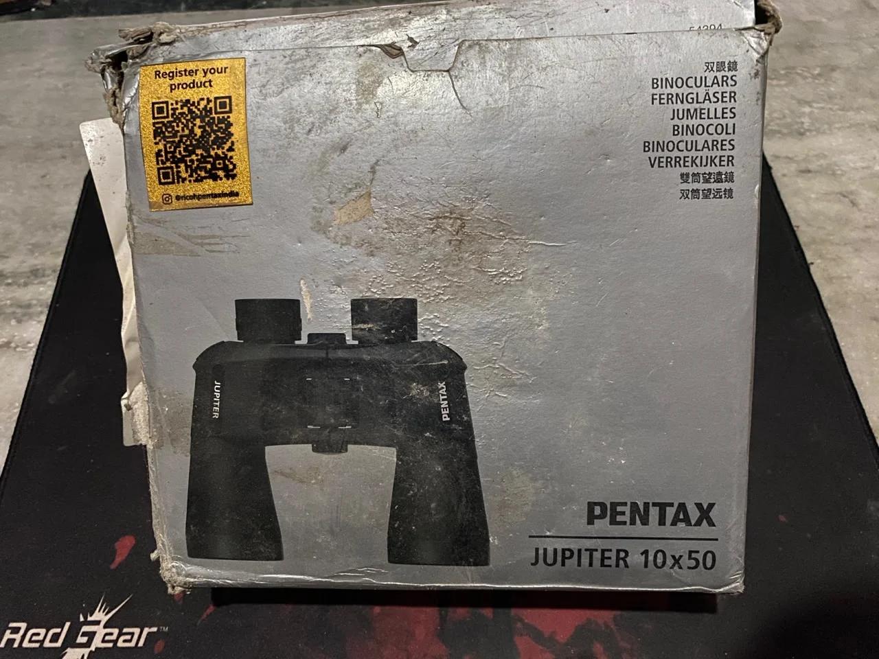 Pentax Juipter 10x50 Porro Prism Binocular - Black, photo 2