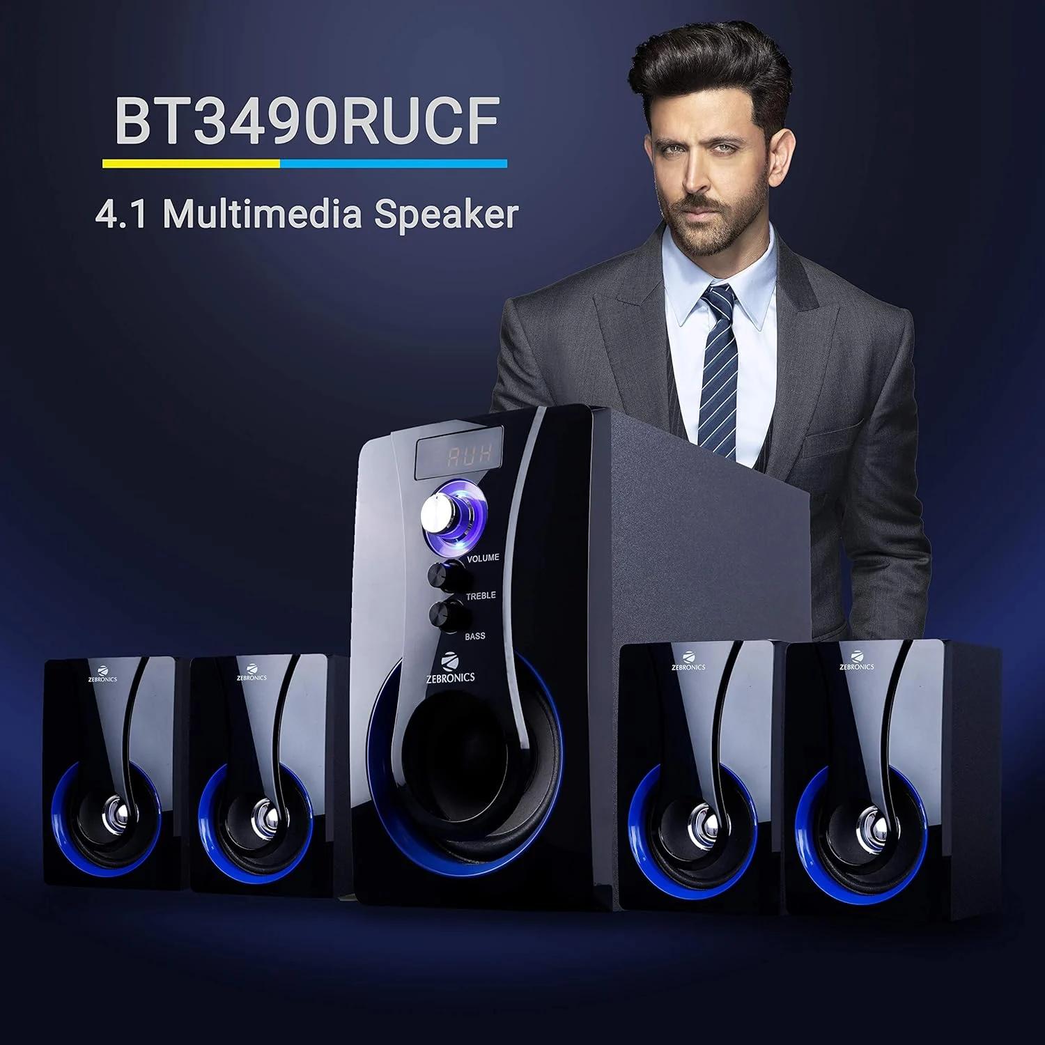 Zebronics BT3490RUCF 70W 4.1 Channel Speaker, photo 3