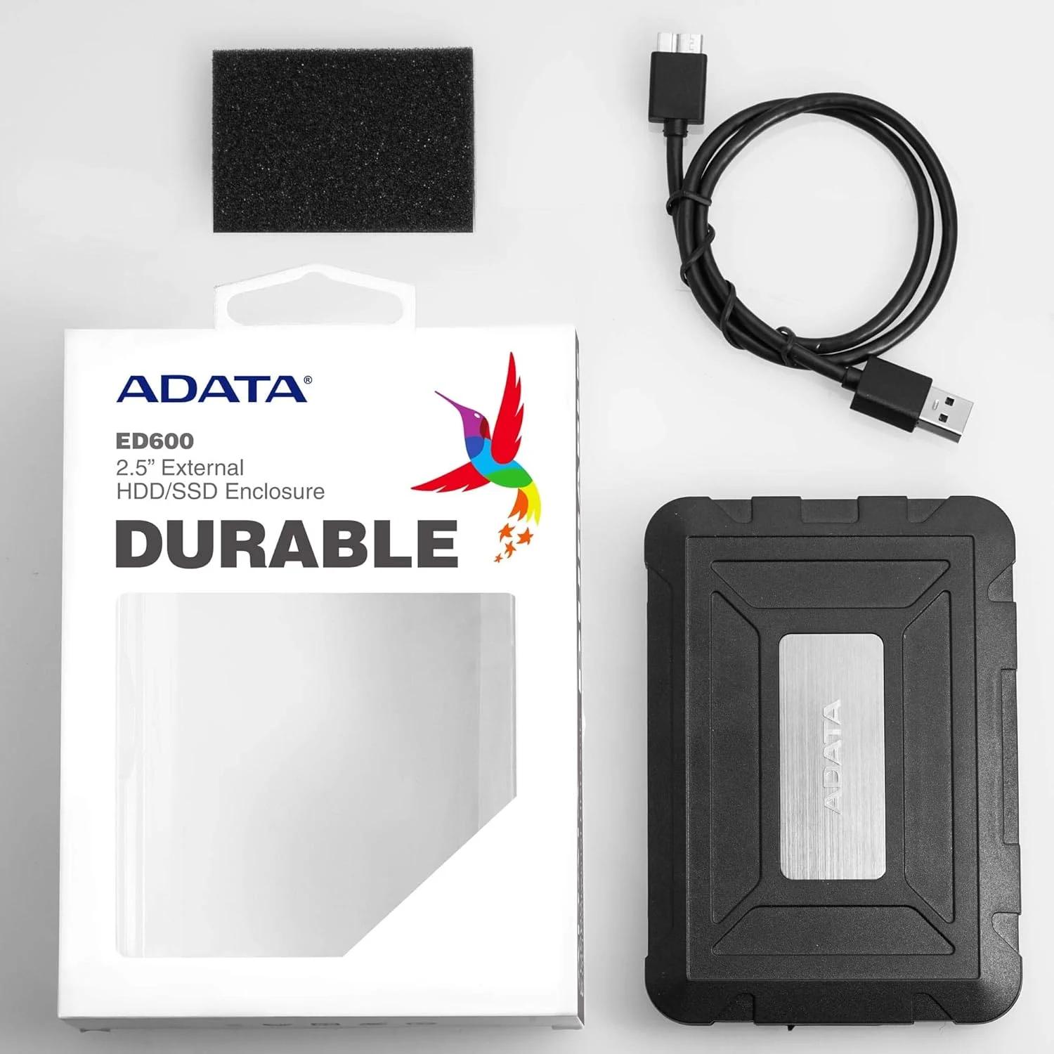 ADATA ED600 2.5 USB 3.2 Gen1 External Enclosure Cover Case, photo 3