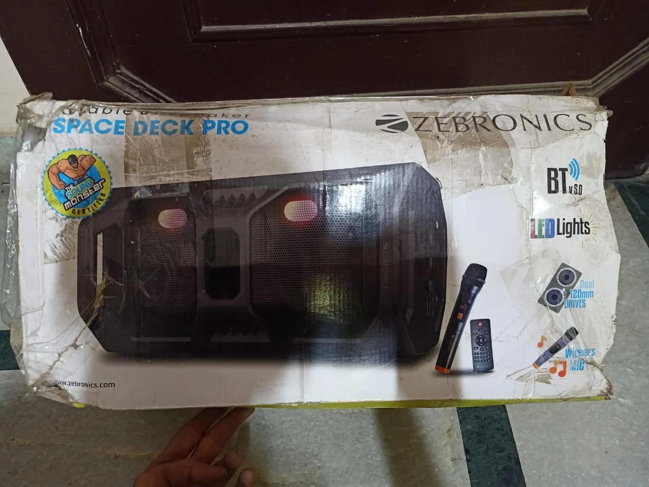ZEBRONICS Space Deck Pro 55W Bluetooth Portable Speaker, photo 3