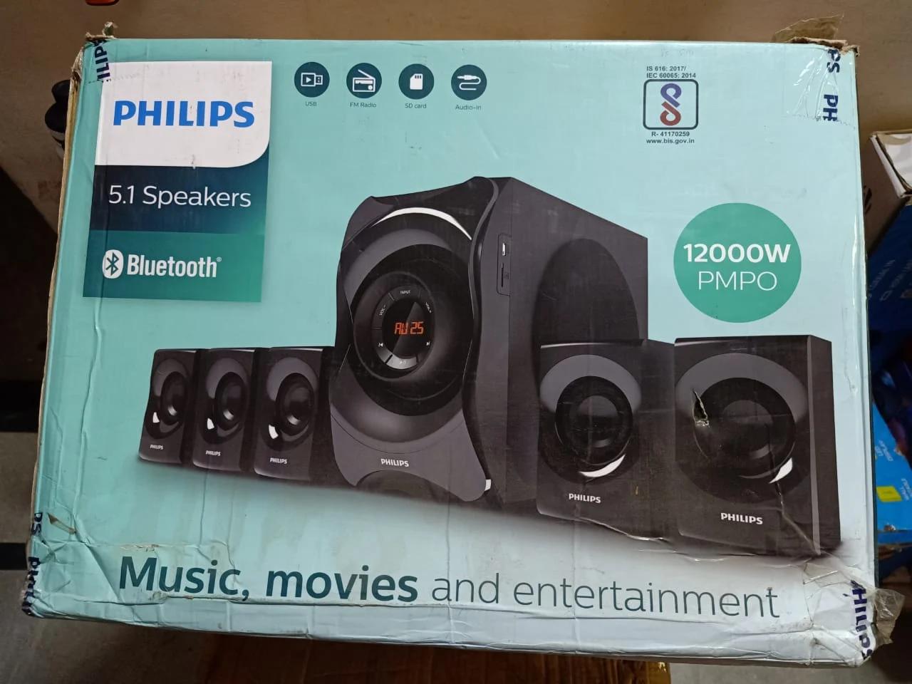 Philips SPA8000B/94 5.1 Channel 120W Multimedia Speaker System, photo 2