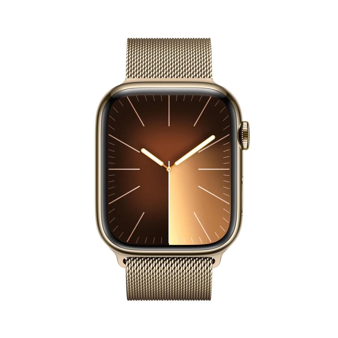 Apple Watch Series 9 GPS + Cellular 41mm Gold Stainless Steel Case