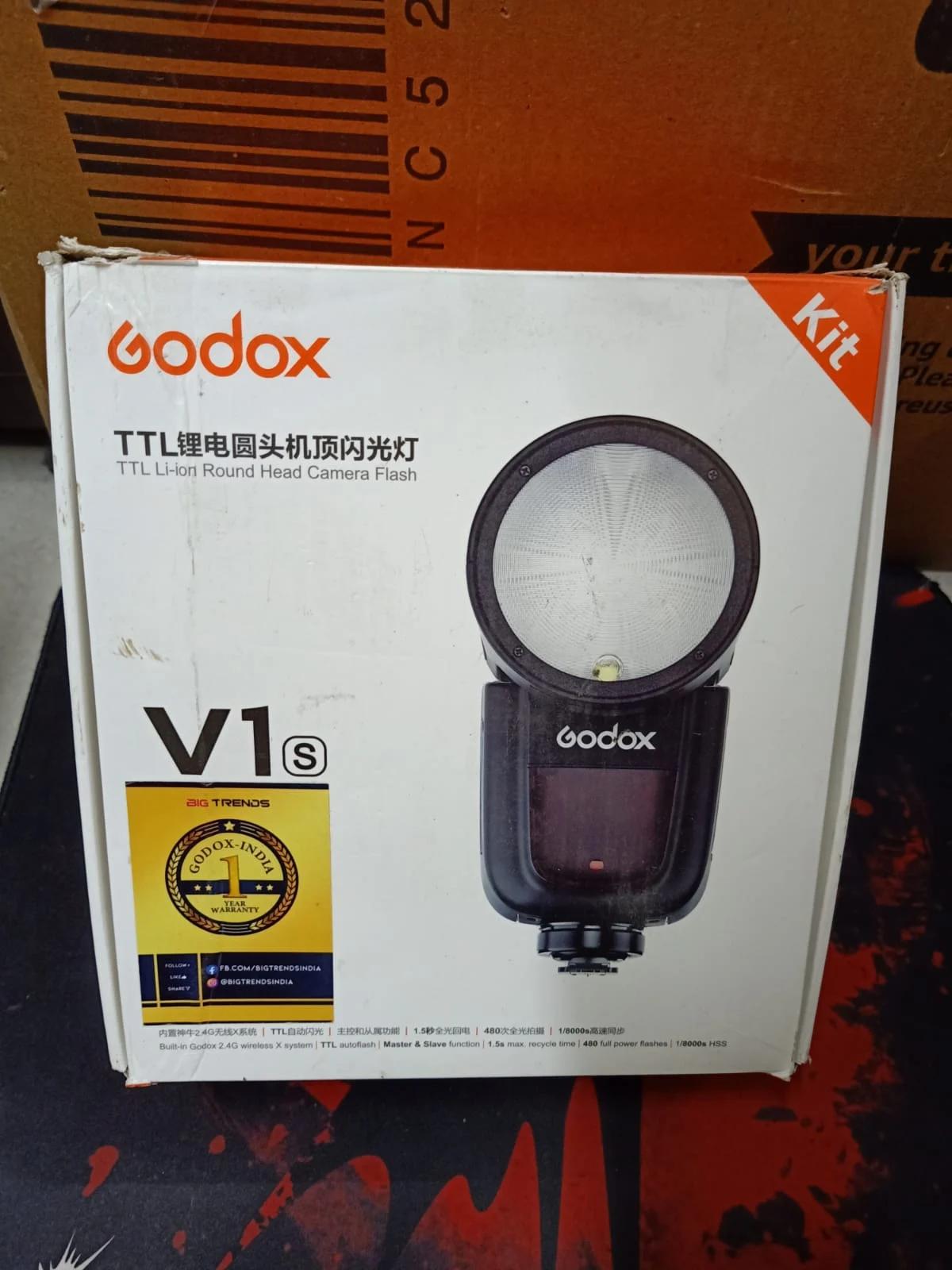 Godox V1-S Round Head Camera Flash for Sony, photo 3