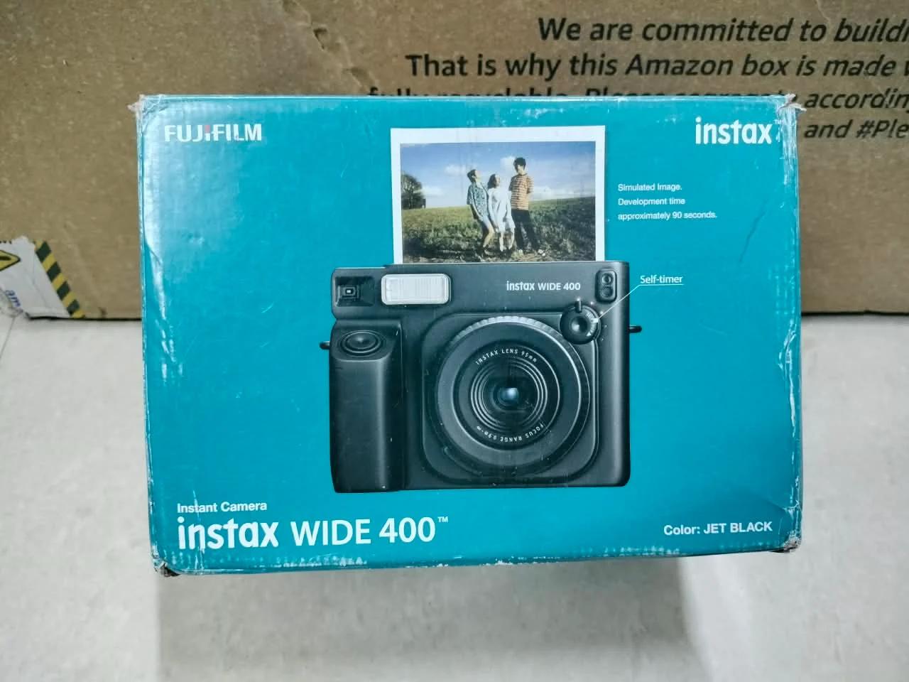 Fujifilm Instax Wide 400 Instant Camera Jet Black