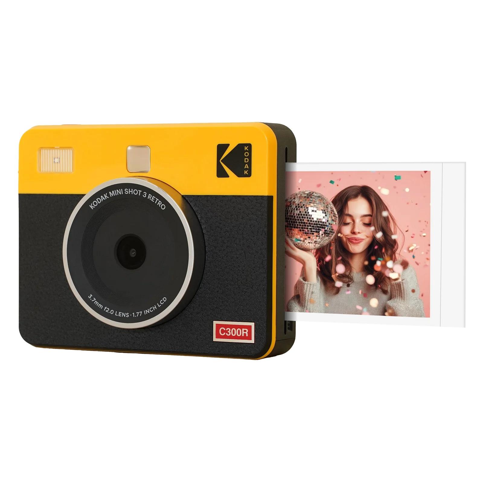 KODAK Mini Shot 3 Retro 3x3 Instant Camera White