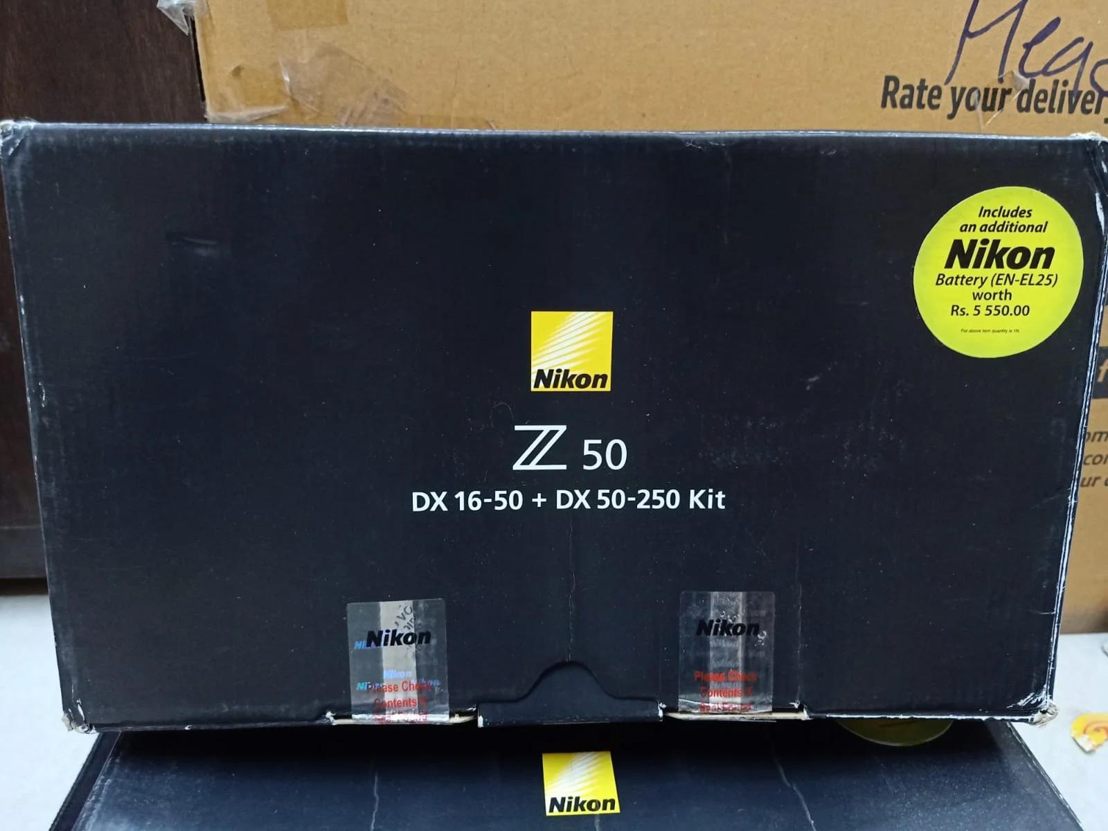 Nikon Z50 Mirrorless Camera DX 16-50 + 50-250 Kit, photo 2