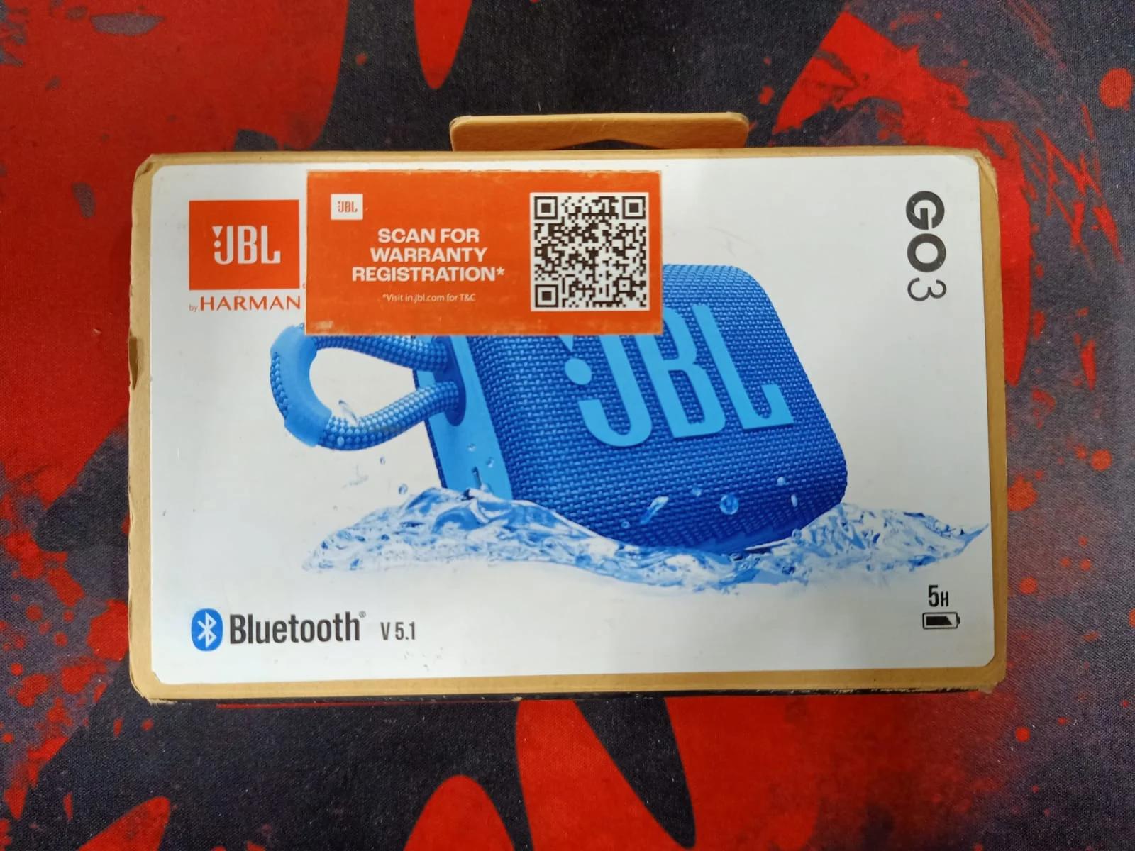 JBL Go 3 Eco Bluetooth Portable Speaker Blue, photo 2