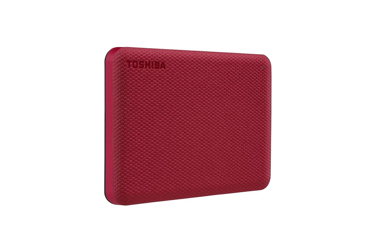 Toshiba Canvio Advance 1TB Portable External HDD - Red, photo 3