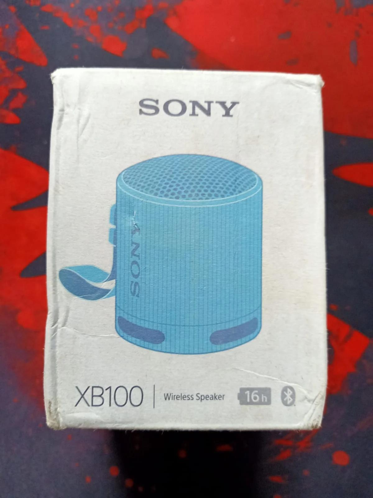 Sony SRS-XB100 Wireless Bluetooth Portable Speaker Blue, photo 2