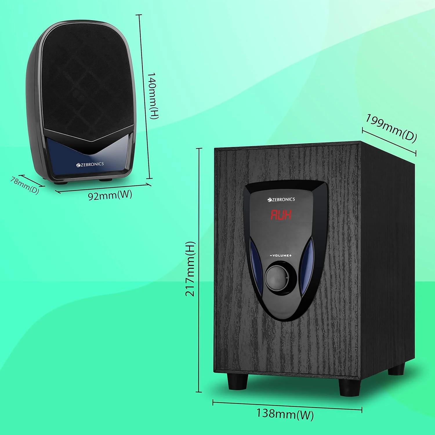 Zebronics ZEB-BT2220 2.1 Multimedia Speaker, photo 4