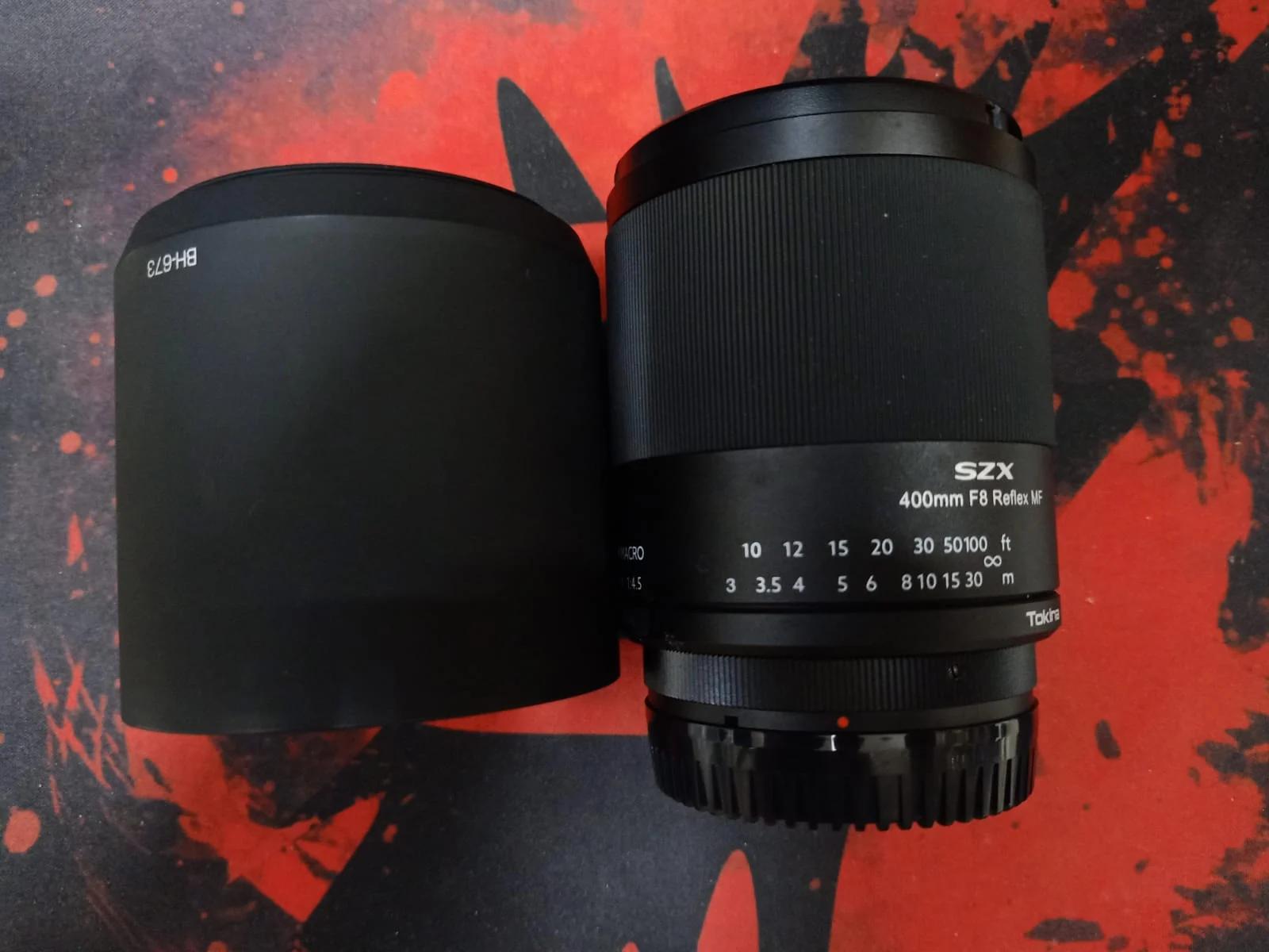 Tokina SZX Super 400mm F/8 Reflex MF Lens Canon EOS Mount F Full Frame DSLR Camera Black, photo 2