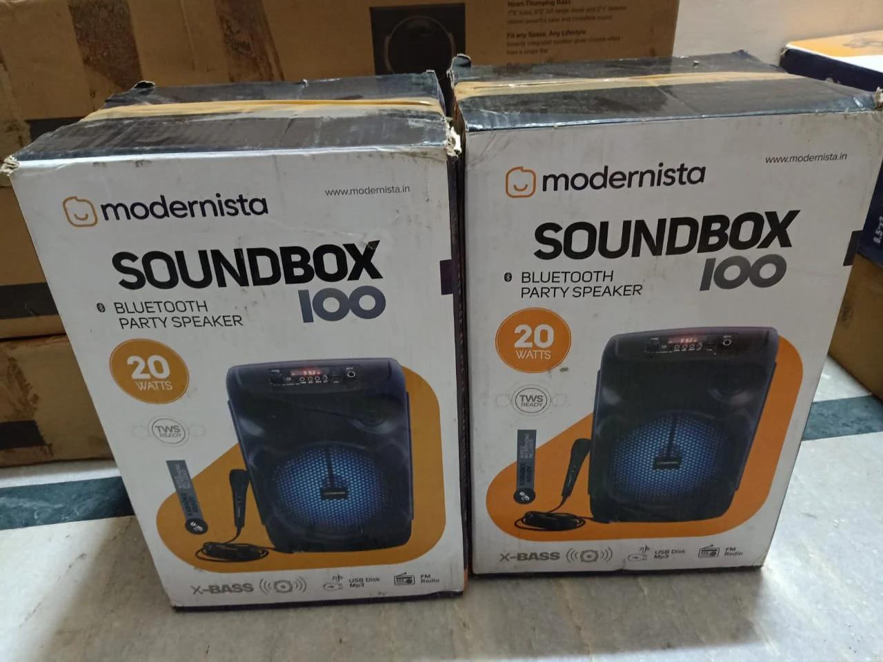 Modernista Sound Box 100 20 Watt Bluetooth Party Speaker, photo 2