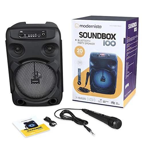 Modernista Sound Box 100 20 Watt Bluetooth Party Speaker, photo 4
