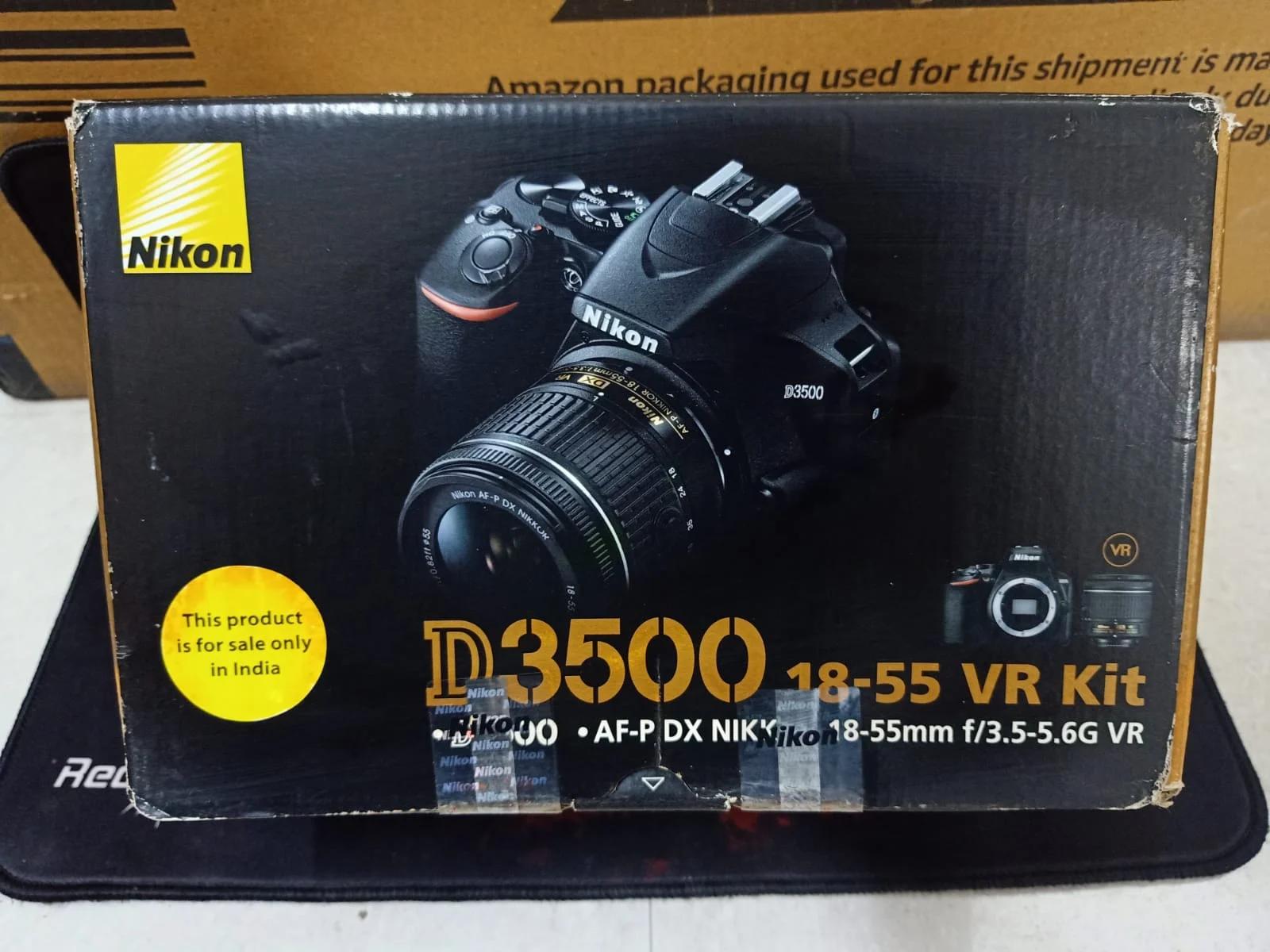 Nikon D3500 18-55MM F/3.5-5.6G VR DSLR Camera Black, photo 2