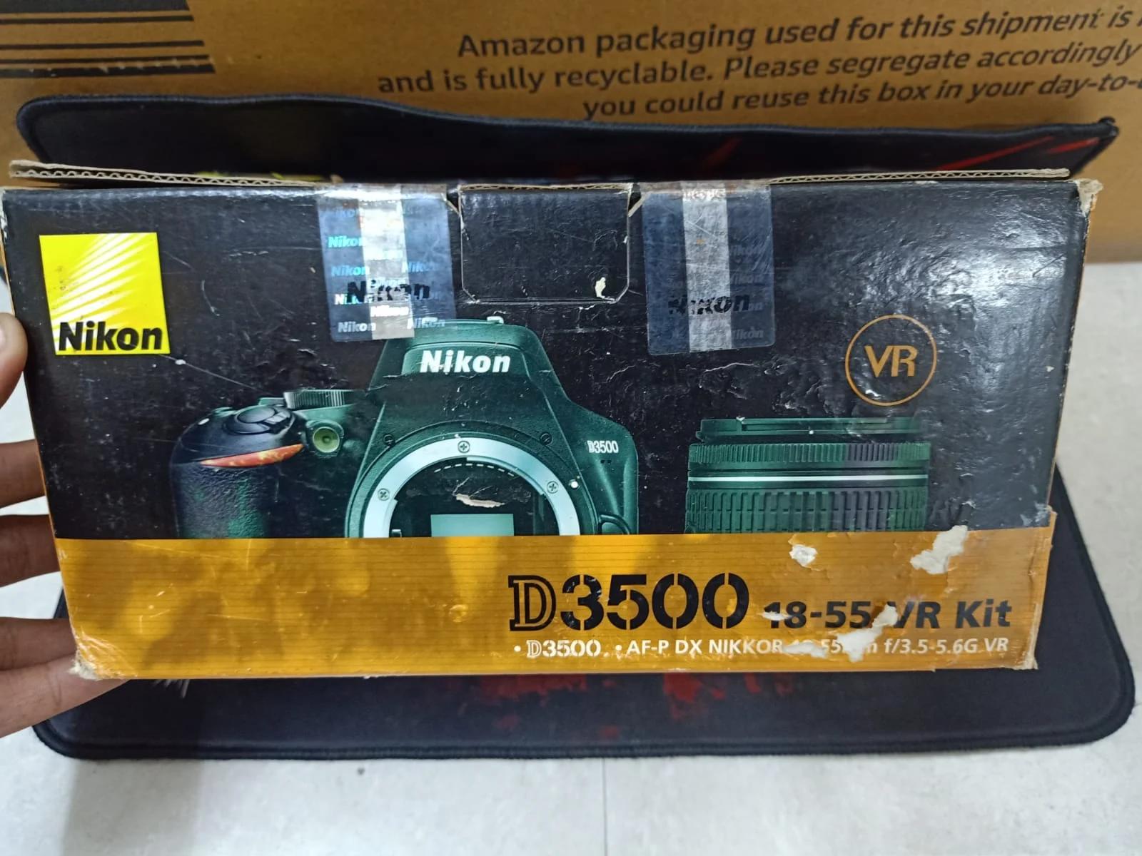 Nikon D3500 18-55MM F/3.5-5.6G VR DSLR Camera Black, photo 3