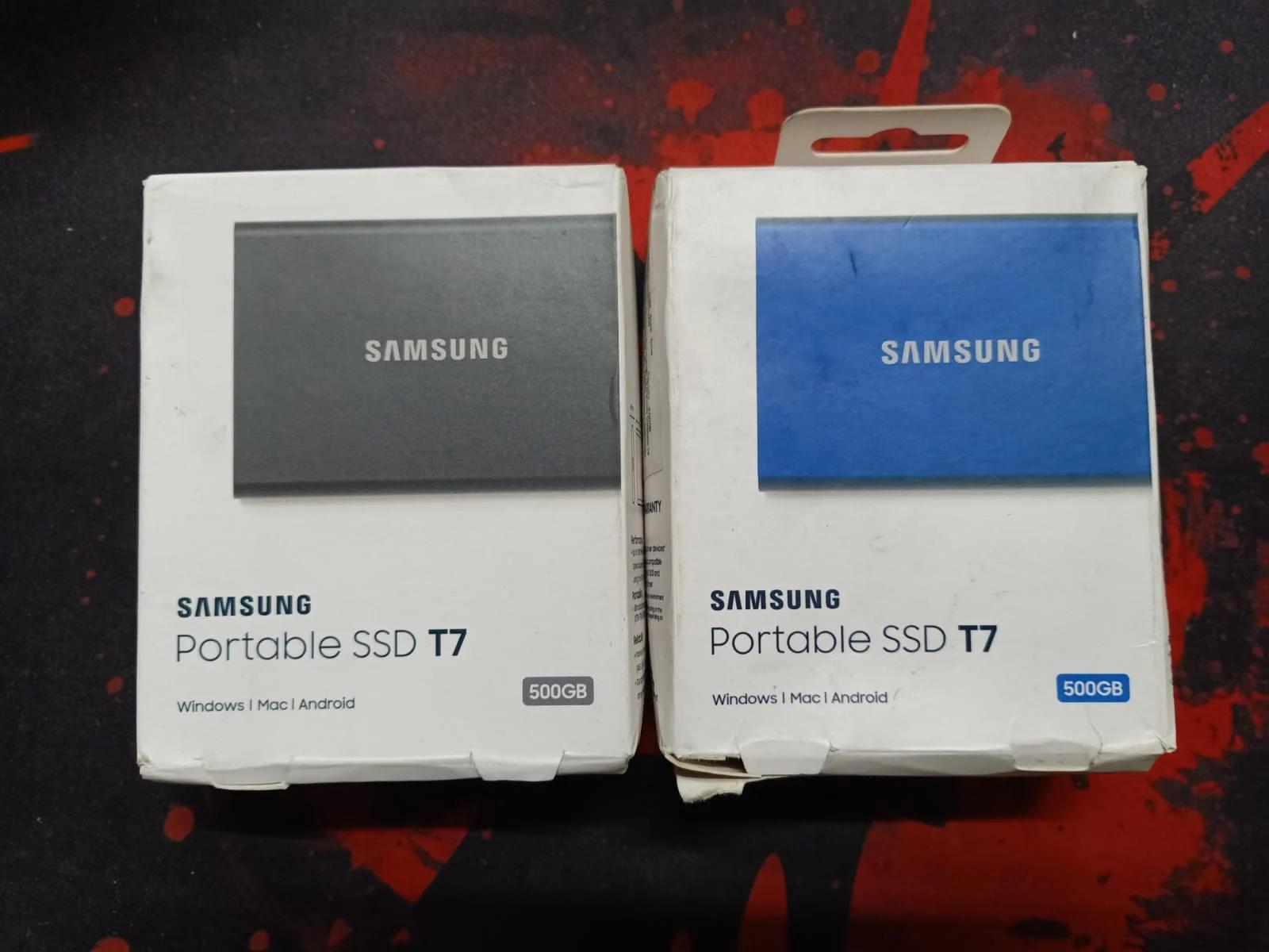 Samsung T7 Portable SSD 500GB Gray, photo 2